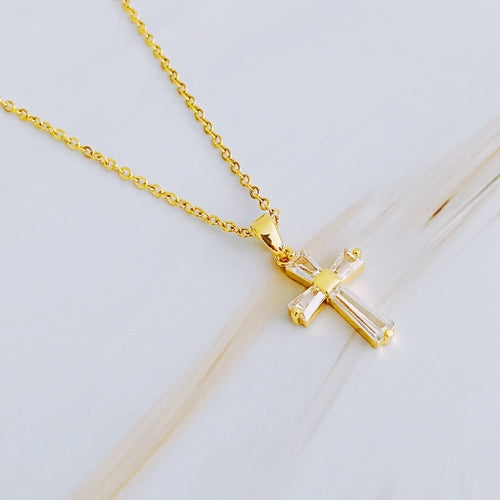 My Dear Crystal Cross Necklace (Copy)