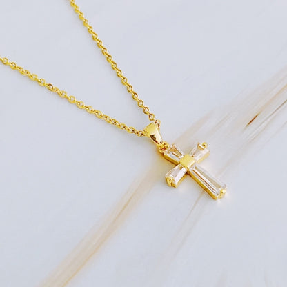 My Dear Crystal Cross Necklace (Copy)