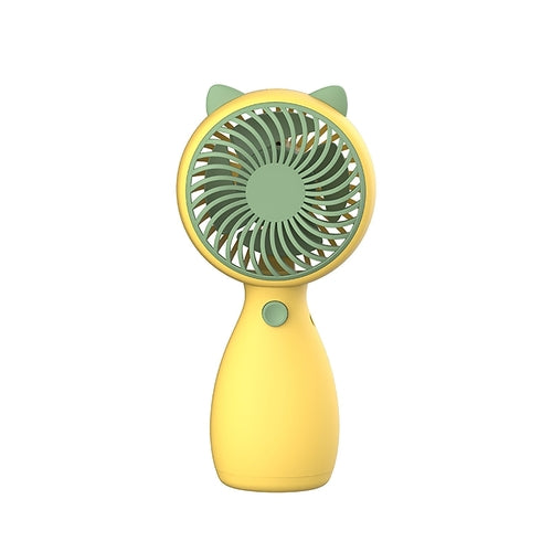 Portable Mini Fan USB Charging Handheld Cartoon Fan For Outdoor